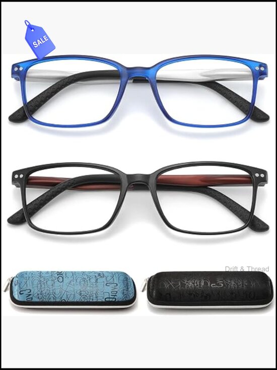 Other - Reading Glasses with Spring Hinges 1.75 Lightweight Computer Readers Blue Light
